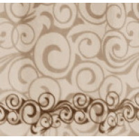 0014BG  Шторка для душа Miranda MOTIVES, 180х200см, бежевий