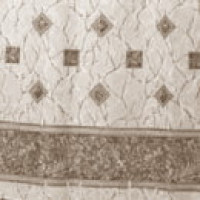 6711BG  Шторка для душа Miranda PLAID, 180х200см бежевая
