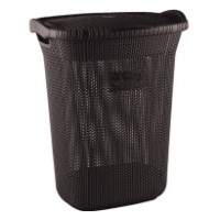KP0261Cof  Віолетта корзина для білизни 65л. /коричневая./