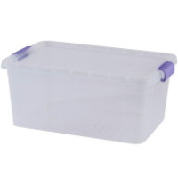 KP0971CL  Контейнер 11 л (48) FAMYLY BOX (прозорий)