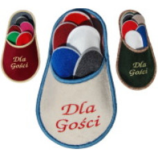 Набір кімнатних капців "Dlia Gosci" 5+1 PL-7942
