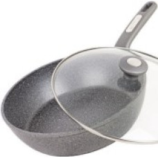 4276GR  Сотейник Ø26см. алюм. "Granite" покрыт. с Крышкой