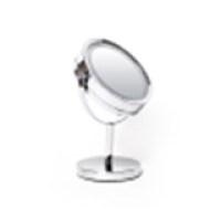TRL0603-17LED  Дзеркало косметичне, хром, з підсвіткою LED, d=17см