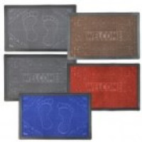 TZR08192  Килим під двері  з кромкою, з малюнком, 45*70