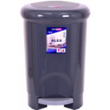 Відро пластикове з педаллю 14 л "Alen" 40x27x31 см Антрацит 801114-1