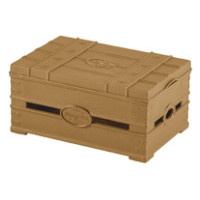 KP0109CU  Декоративний ящик (12) з кришкою №2 (капучино)