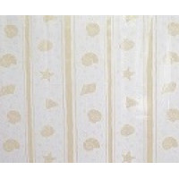 ***B00815  Шторка для душу 1,2х2м беж.SHELL,peva