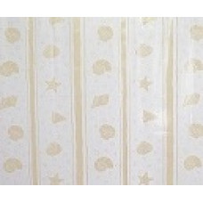 ***B00815  Шторка для душу 1,2х2м беж.SHELL,peva