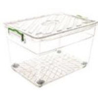 KP0473CL  Контейнер 55л FAMYLY BOX, прозорий [6]