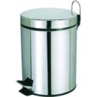 10-12L\1216  Ведро для мусора хром 12L