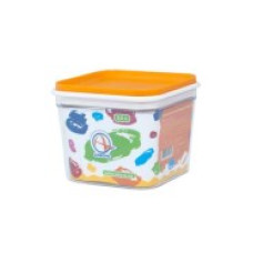 169058/4  Емкость для сыпучих продуктов, "Фікс", 0,6л. / оранж./