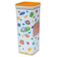 169060/4  Емкость для сыпучих продуктов, "Фікс", 2,25л. / оранж./