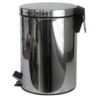 PL-1603  Ведро мусорное с педалью, 20л., хром