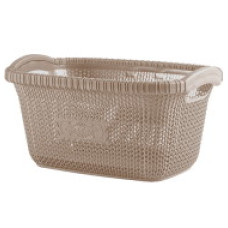 KP1003COF  "Віолетта" прямокутна корзина без кришки 28 л. кавовий