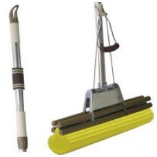 Швабра з віджимом SUPERMOP "Maxi Mop" 38 см ручка 1,5 м хром телескопічна ручка МД SKMP05RA