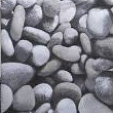 1419GR  Шторка для душу Miranda ROCKS, 180х200см, сіра