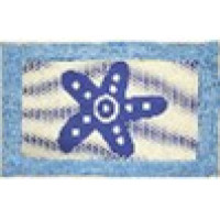 SI10078  Коврик для ванной цветной с рисунком "Морской",ТМ МД,  50 * 80 см