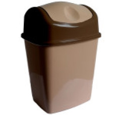 Відро з хитною кришкою 27 л Кремово-Коричневий BIN27/2