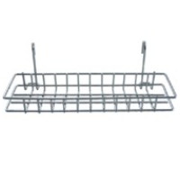 PL-9836  Полка навесная на  реллинг, 29х11см, хром