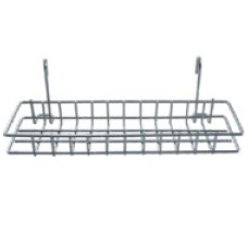 PL-9836  Полка навесная на  реллинг, 29х11см, хром
