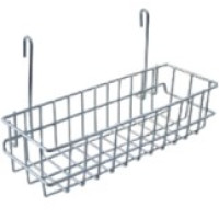 PL-9775  Полка навесная на  реллинг, 30 X 12 X 22см, хром