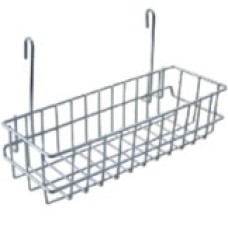 PL-9775  Полка навесная на  реллинг, 30 X 12 X 22см, хром