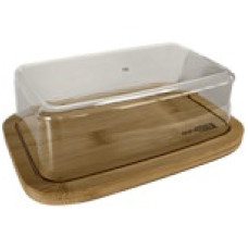 Маслянка з кришкою 19x12,5x6 см основа бамбук кришка полістирол 7108200012