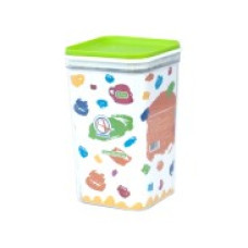 169059/5  Емкость для сыпучих продуктов, "Фікс", 1,3л. / оливк./