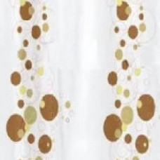 1516BG  Шторка для душа Miranda BUBBLE, 180х200см, бежевий