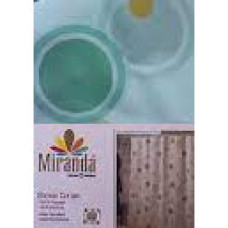 0312G  Шторка для душа Miranda CIRCLE, 180х200см, зелений