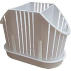 Сушарка для столових приборів 21x11x15 см Білий Dr15/0