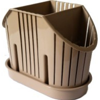 Сушарка для столових приборів 21x11x15 см Кремовий Dr15/3
