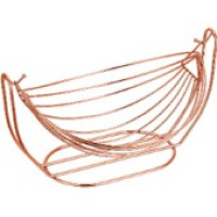 PL-3567  Корзинка для Фруктов "Колыбель" COPPER 30х22х16,5см. Тадар хром