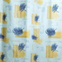 1210BG  Шторка для душа Miranda PALM LEAF, 180х200см. бежевий