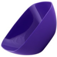 Тарілка глибока 150x150x55 мм 0,5 л Темний Бузок 167061/14