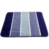 VZ2035Blue  Килим з тканини шеніл 40x60см, синій 1000 GSM