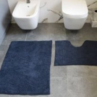 Набір килимків для ванної кімнати "Standard" 60x90 см і 60x50 см Синій 1000009835