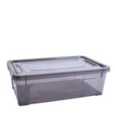 Контейнер Smart Box "Practice" 24x16x7 см з затискачем 1,7 л Коричневий Прозорий, Какао 123080/2