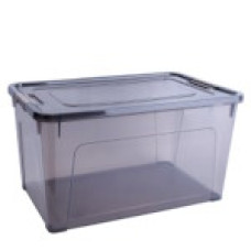 Контейнер Smart Box "Practice" 24x16x14 см із защіпкою 3,5 л Коричневий, Прозорий, Какао 123081/2