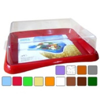 Піднос прямокутний з кришкою 46x32x12 см Tor40