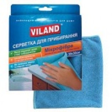 VI31342  Серветка для прибирання, ТМ VILAND, мікрофібра, 30x30 см