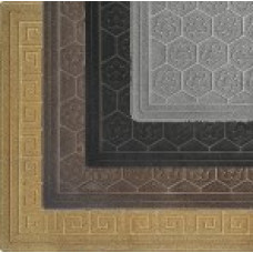 TZR08183  Килим під двері без кромки, з візерунком, 45*70