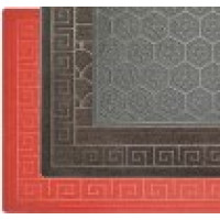 TZR08184  Килим під двері без кромки, з візерунком, 50*80