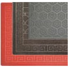 TZR08184  Килим під двері без кромки, з візерунком, 50*80