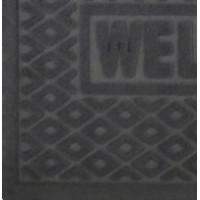 TZR08188/Gr  Килим під двері без кромки, з малюнком, серый 40*60