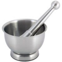 Ступка і товкач з нержавної сталі для перцю і спецій 8840