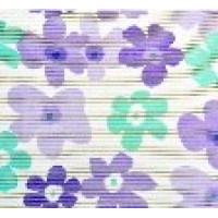 YW09303  Коврик "Цветочная фантазия, фиолетовая" 65*46 см