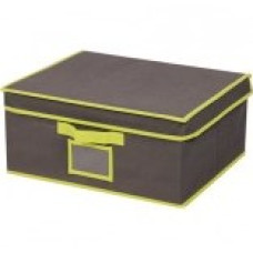 UC09974  Коробка для хранения вещей с крышкой и PVC окошком, M, 40*33*18 см, ТМ МД