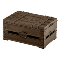 KP1036BR Декоративний ящик (24) з кришкою №4 (коричневий) з кришкою (24)