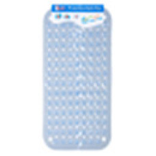 Килимок для ванни "Медальйон" 65x34 см Прозорий-Голубий 6534-003